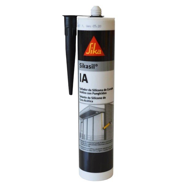 SILICONA CARTUCHO SIKASIL - IA NEGRO 280ML