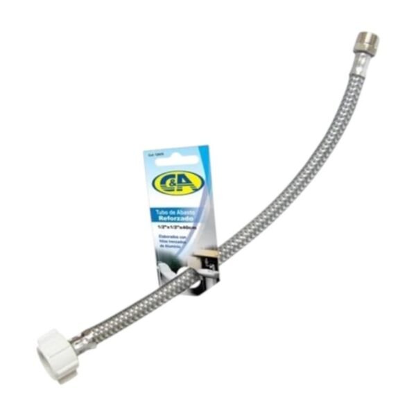 TUBO ABASTO REFORZADO 7/8"X1/2"X40CM