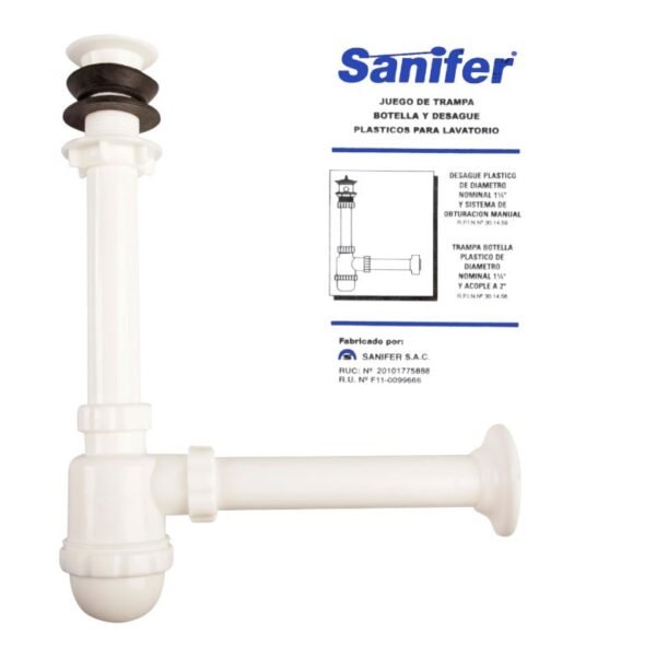 TRAMPA BOTELLA LAVATORIO