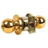 CERRADURA PERILLA BRONCE PULIDO BP-007 (DORADO)