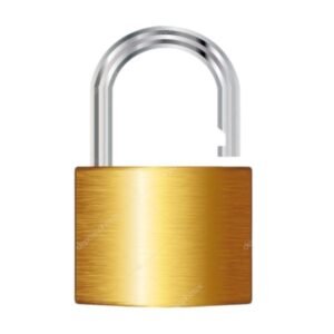 294 CANDADO DORADO 75MM