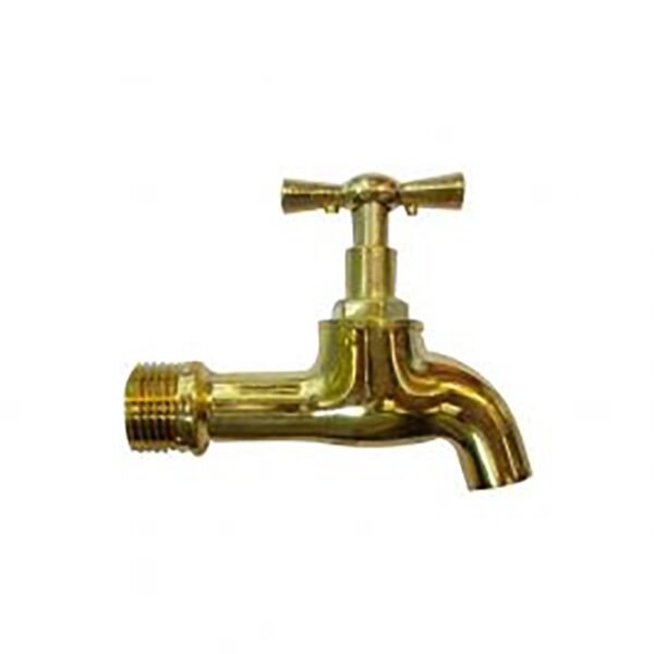 LLAVE BOTADERO BRONCE LISO