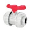 LLAVE ESFERICA DOBLE UNION 1/2" LIVIANO ROSCA