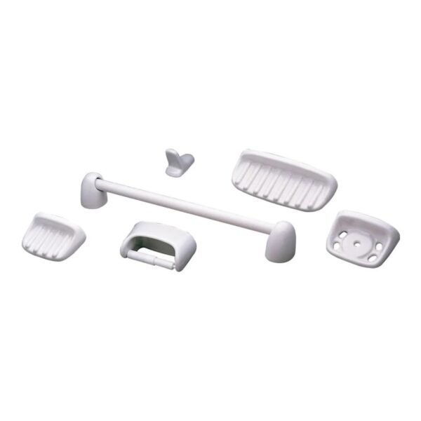 KIT P/BAÑO PORCELANA BLANCO 6PZA E579.15-BL
