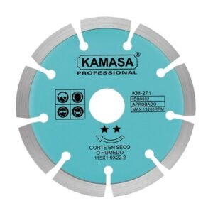 DISCO DIAMANTADO SEGMENTADO GRIS 4-1/2" KM271