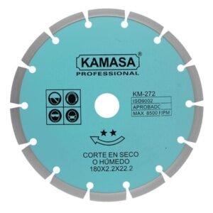 DISCO DIAMANTADO SEGMENTADO GRIS 7-1/4" KM272