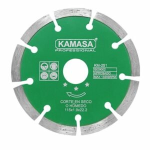 DISCO DIAMANTADO SEGMENTADO VERDE 4-1/2" KM251