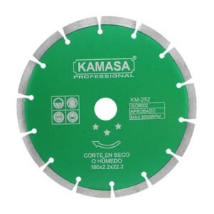 403 DISCO DIAMANTADO SEGMENTADO VERDE 7-1/4" KM252