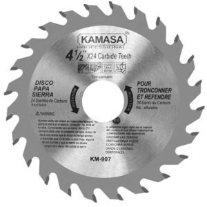 407 DISCO MADERA 4-1/2"X24T KM907