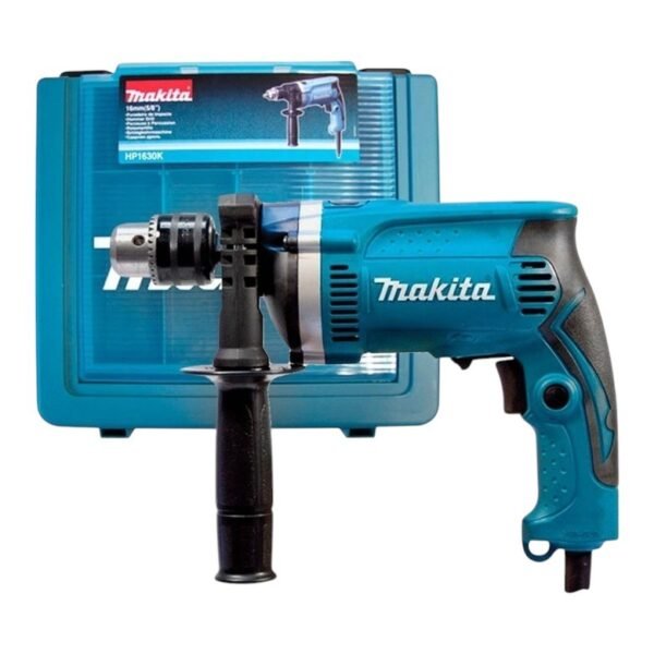 TALADRO PERCUTOR VERDE 710W HP1630K + MALETA