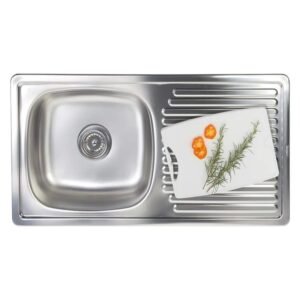 LAVADERO 1P C/E 89.3X46 INOXSOL