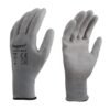 GUANTE NYLON TELA+GOMA POLIURETANO GRIS "M" T/8 GPUGFLEXGR
