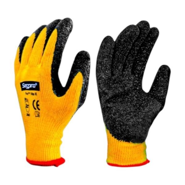 GUANTE POLIALGODON+GOMA AMARILLO "M" T/8 GLGFLEXAM