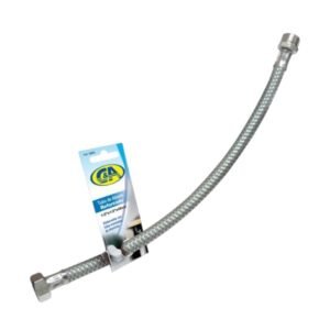 TUBO ABASTO REFORZADO 1/2"X1/2"X40CM AM-5509