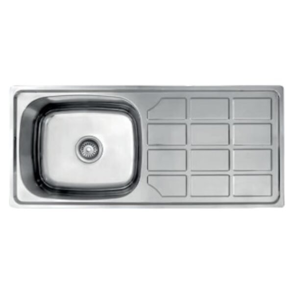 LAVADERO 1P C/E 96X43CM CUADRADO 121113