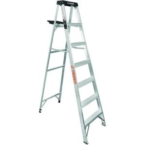 706 ESCALERA TIJERA ALUMINIO TIPO III 6 ESCALONES 1.22MTS 10437 (NEGRO)