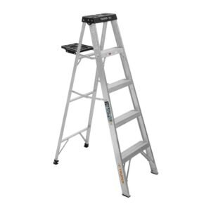 708 ESCALERA TIJERA ALUMINIO TIPO III 4 ESCALONES 1.06MTS 16742 (NEGRO)