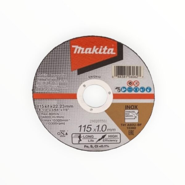 DISCO CORTE METAL 4-1/2"X3/64" D-72001