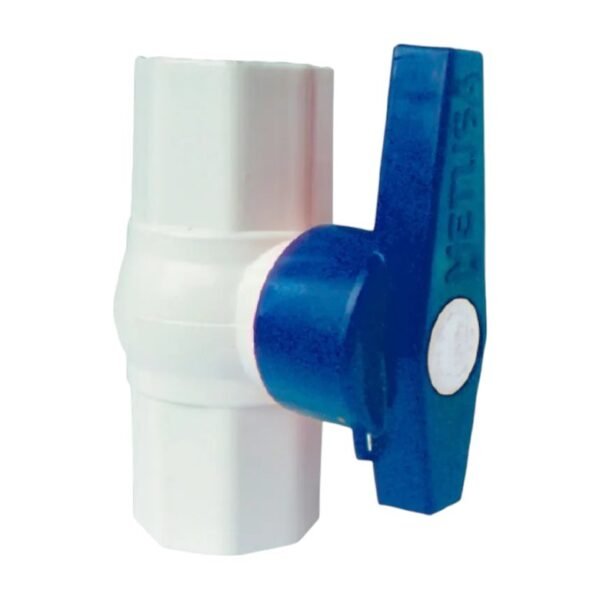 LLAVE ESFERICA PVC 1/2" AZUL MASC123