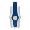 LLAVE ESFERICA PVC 1" AZUL MASC125