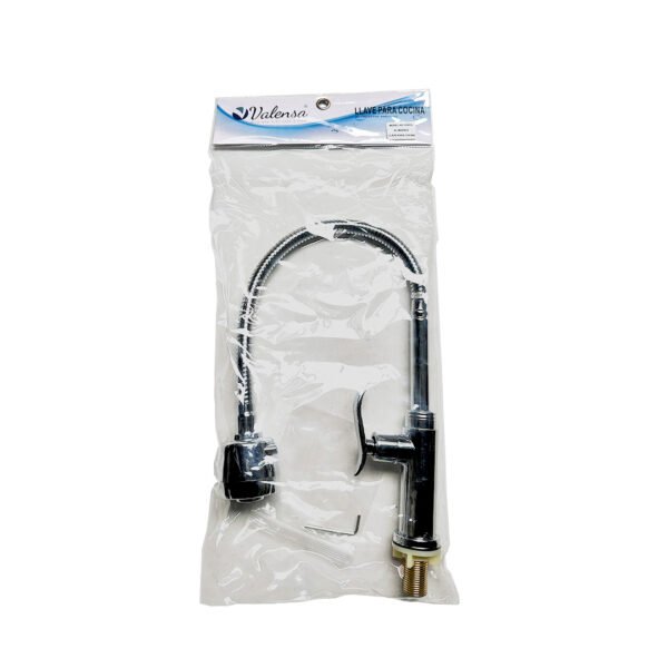 LLAVE COCINA FLEXIBLE P/MUEBLE PESADO ONDA 103016