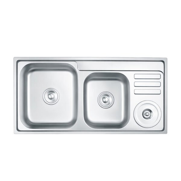 LAVADERO 2P C/E 120X50X20 SOPORTE TIPO H 125194