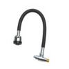 LLAVE DE COCINA PARA PARED FLEXIBLE NEGRO 103061