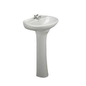 2349.jpg LAVATORIO + PEDESTAL ROMA BLANCO