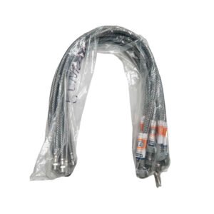 TUBO ABASTO REFORZADO 1/2"X1/2"X100CM AM-5508