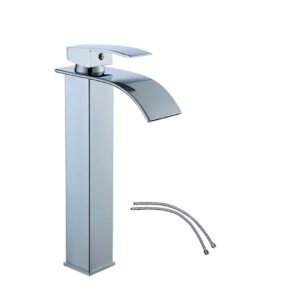 MEZCLADORA LAVATORIO MONOCOMANDO ALTO CROMADO 7169B2