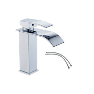 MEZCLADORA LAVATORIO MONOCOMANDO BAJO CROMADO 7168B2