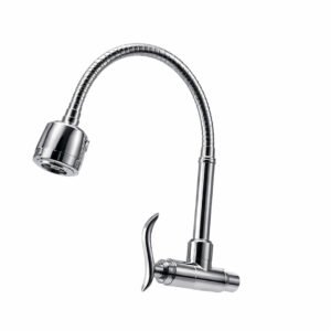 2584 LLAVE COCINA FLEXIBLE P/MUEBLE CROMADO SEMIPESADO ONDA FF20025-3