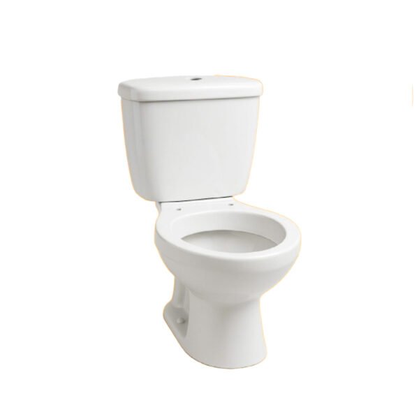 INODORO DEHLI BLANCO C/BOTON TAZA + TANQUE + KIT ACCESORIOS