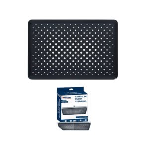 2598.jpg CABEZA DE DUCHA CUADRADA 8" NEGRO SS304 51103005