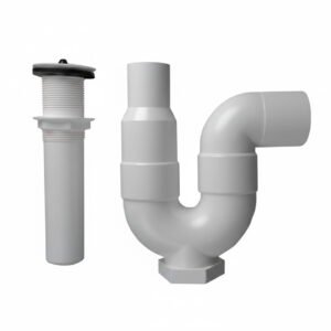 TRAMPA P/LAVADERO C/DESAGUE S/HUECO 2" GRIS