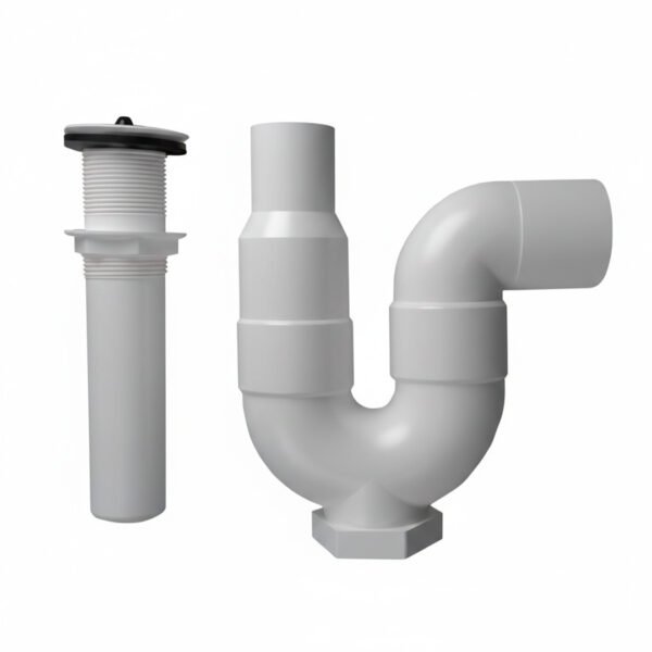 TRAMPA P/LAVADERO C/DESAGUE S/HUECO 2" GRIS