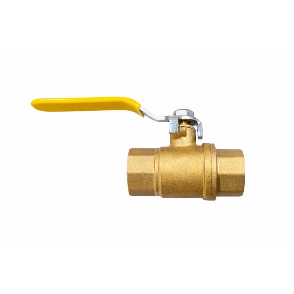 LLAVE ESFERICA BRONCE 3/4" AMARILLO AM-5224